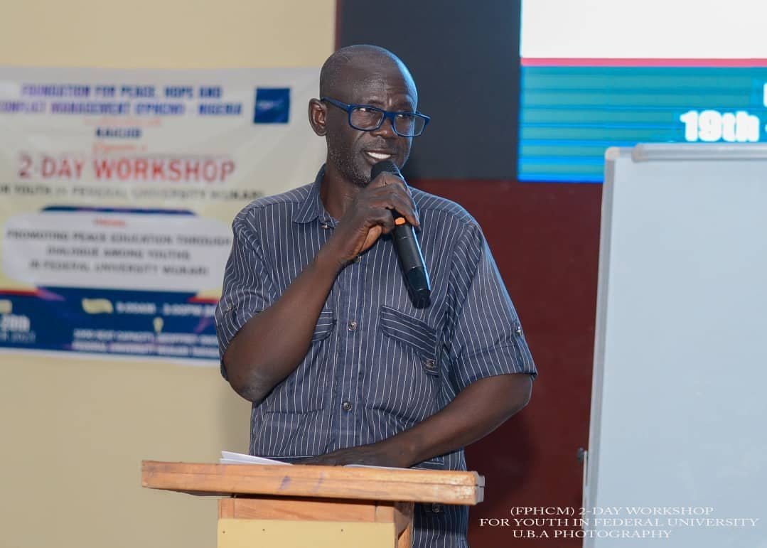 Peace education workshop — Federal University, Wukari
