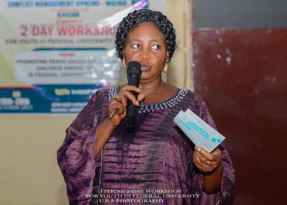 Peace education workshop — Federal University, Wukari